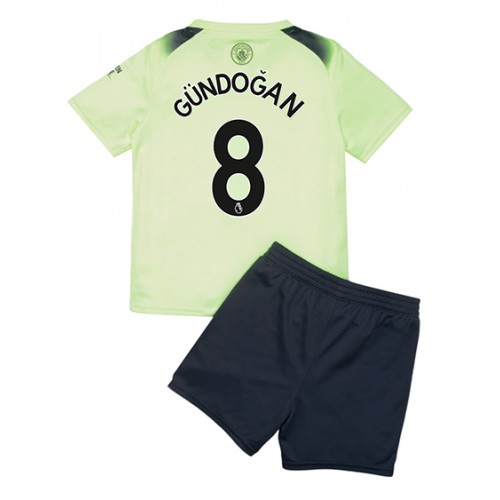 Manchester City Ilkay Gundogan #8 Tredjedraktsett Barn 2022-23 Kortermet (+ Korte bukser) Manchester City Ilkay Gundogan #8 Tredjedraktsett Barn 2022-23 Kortermet (+ Korte bukser)